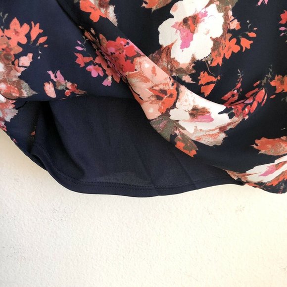 Lulus Shifting Dears Navy Blue Floral Print Dress - Picture 8 of 12